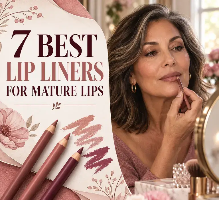7 Best Lip Liners for Mature Lips in 2026—Stop Feathering Without Dry, Harsh Lines